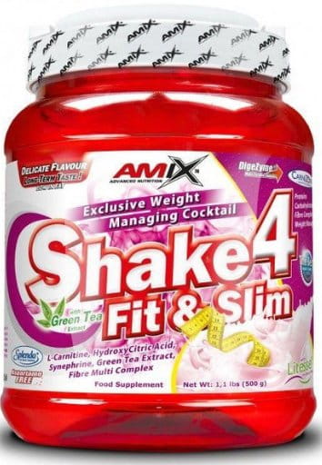 Pudre proteice Amix Shake 4 Fit&Slim 1000g - Vanilla