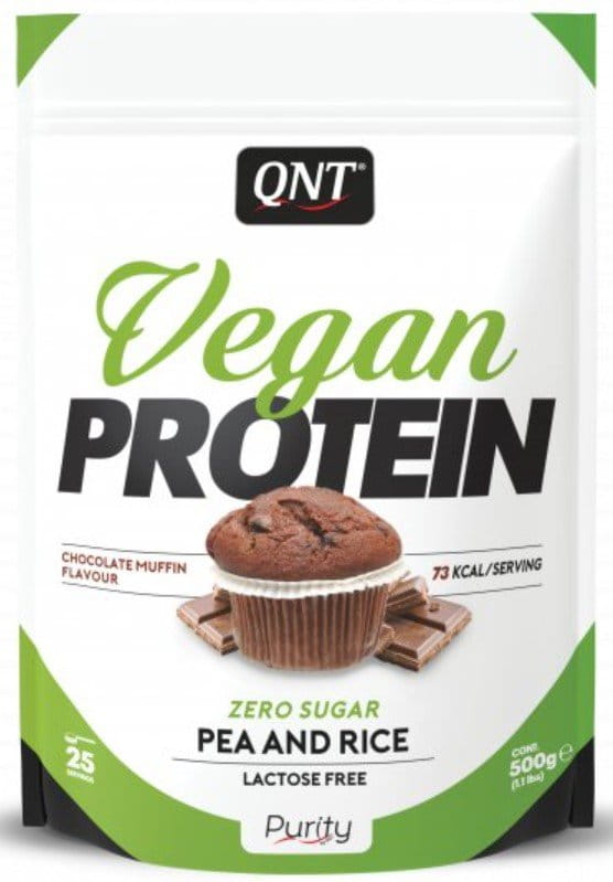 Pudre proteice QNT VEGAN PROTEIN Chocolate Muffin - 500 g